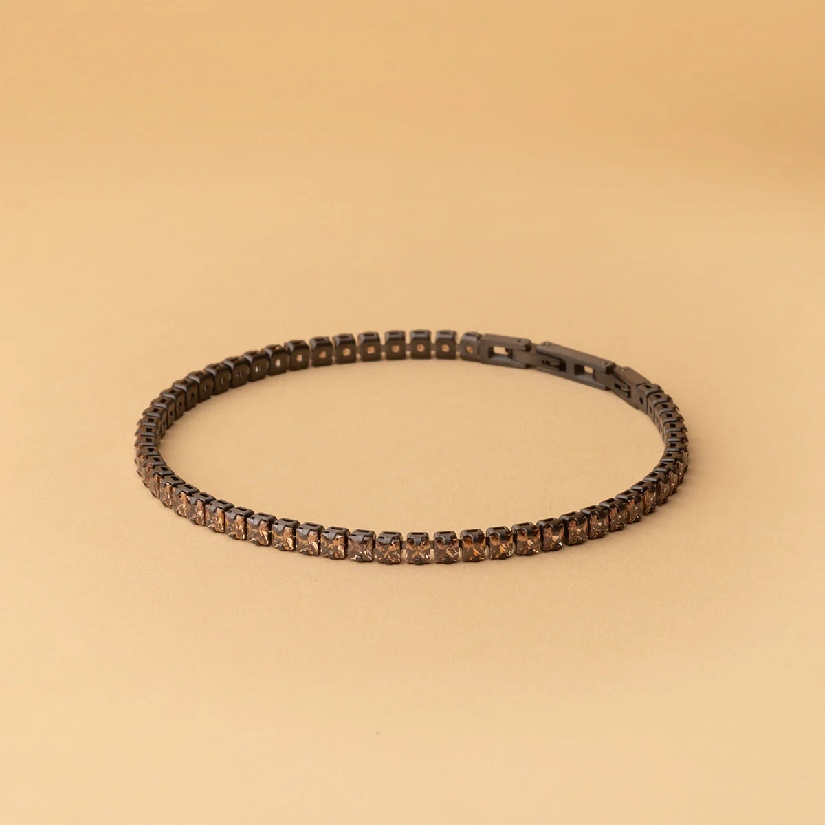 3mm Black Coffee tennis bracelet