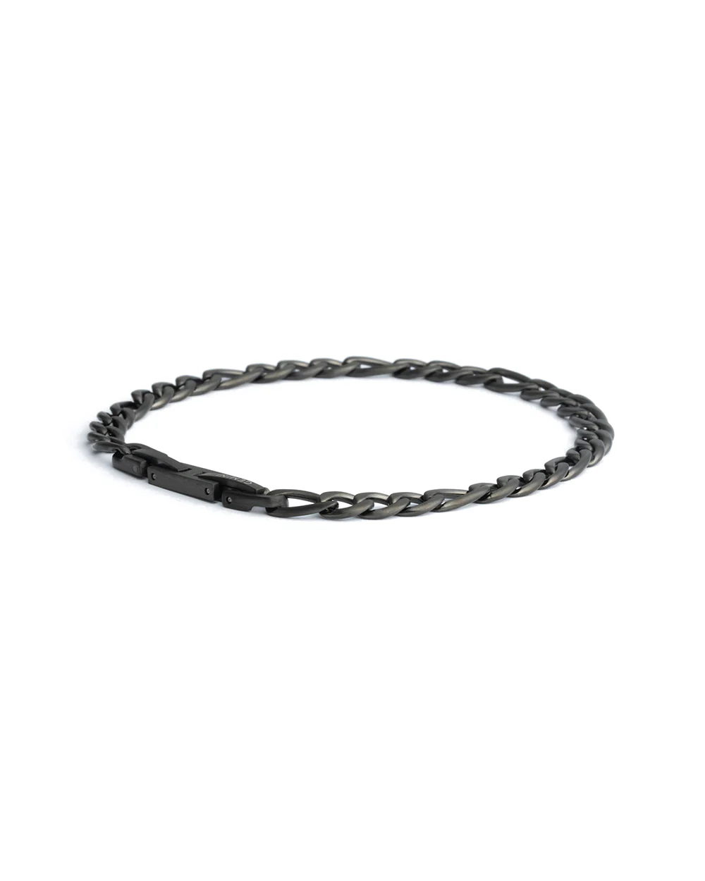 5mm figaro stainless steel chain with black finish - Image 6
