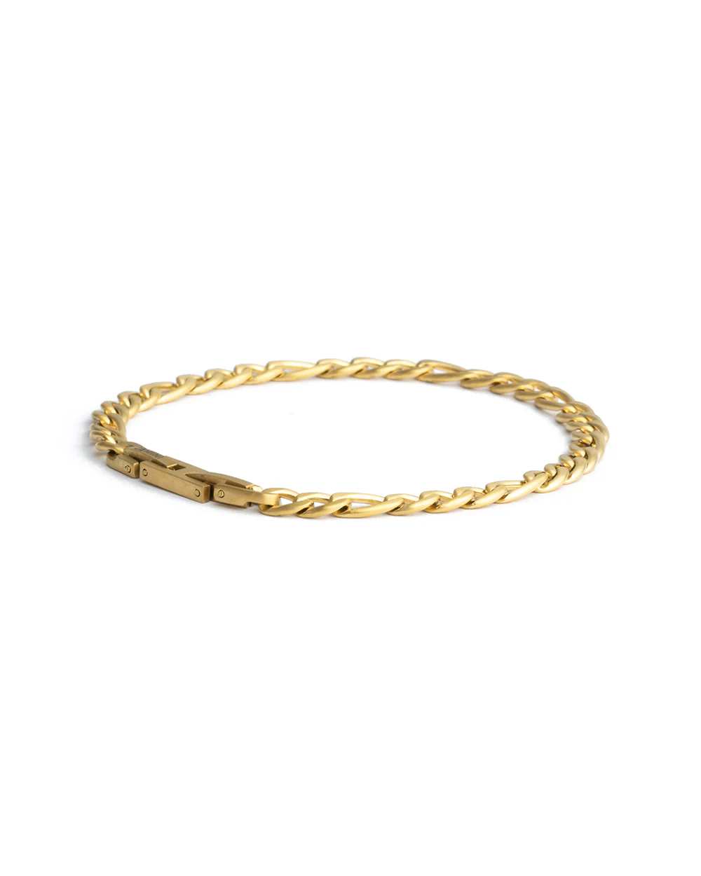 5mm figaro stainless steel chain with gold-plated finish - Image 7
