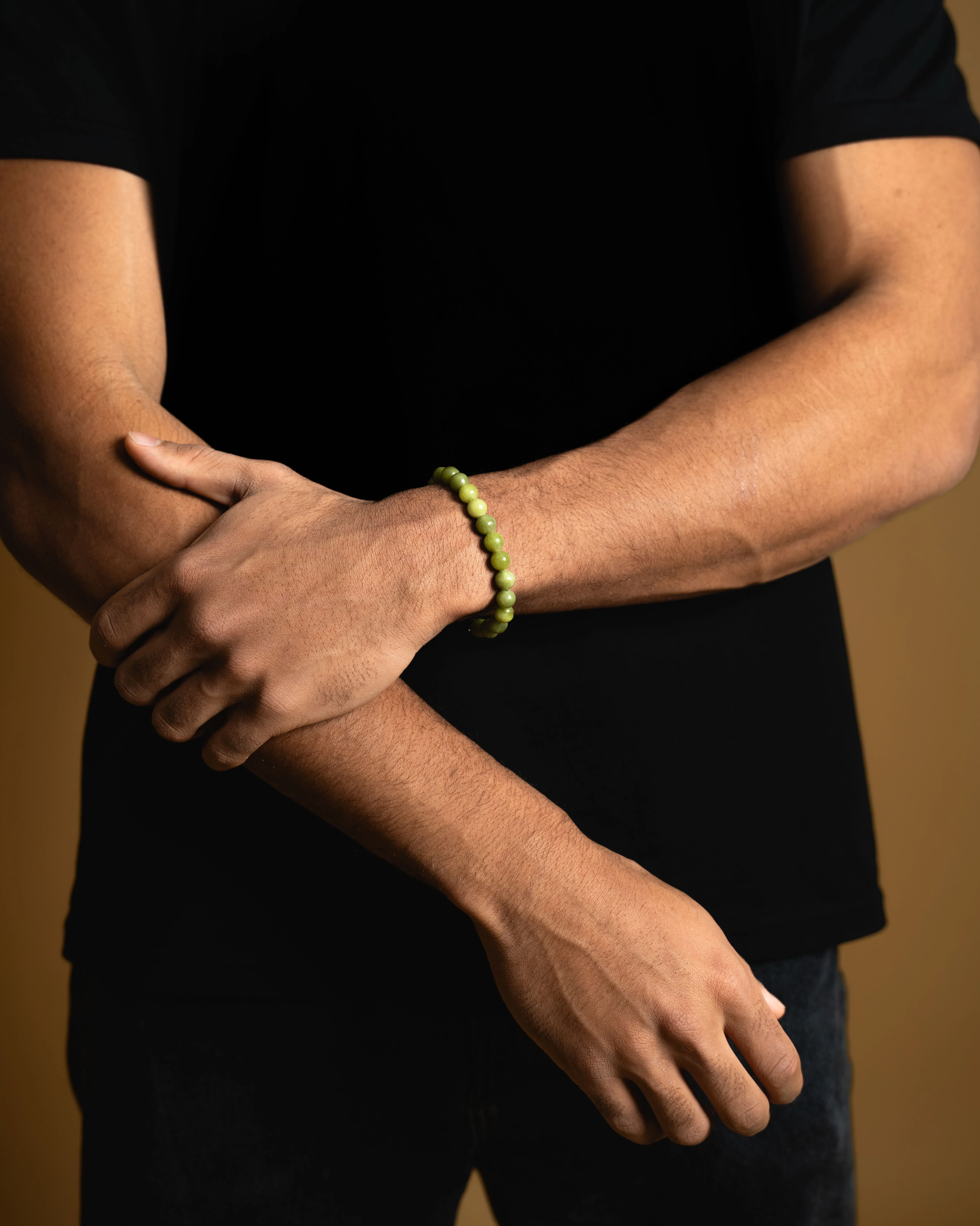 8mm bracelet with Jade stone - Image 3
