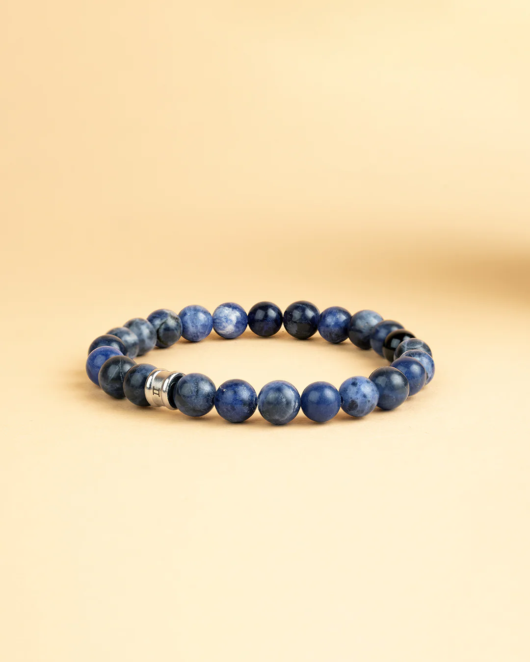 Bracelet with 8mm Blue Sodalite stones