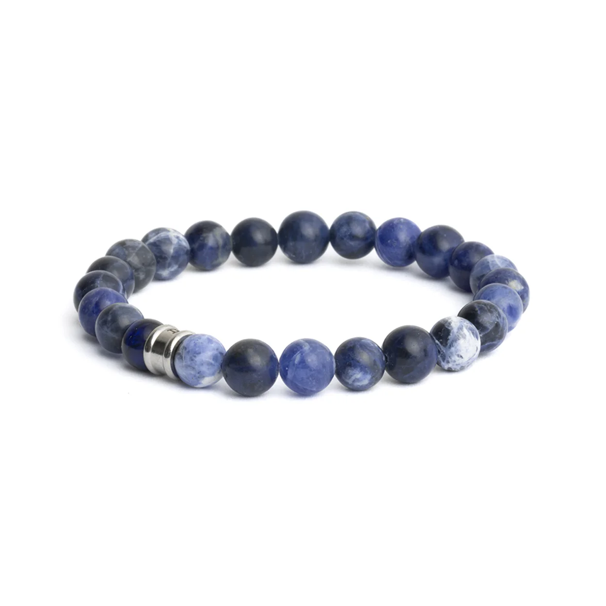 Bracelet with 8mm Blue Sodalite stones - Image 5