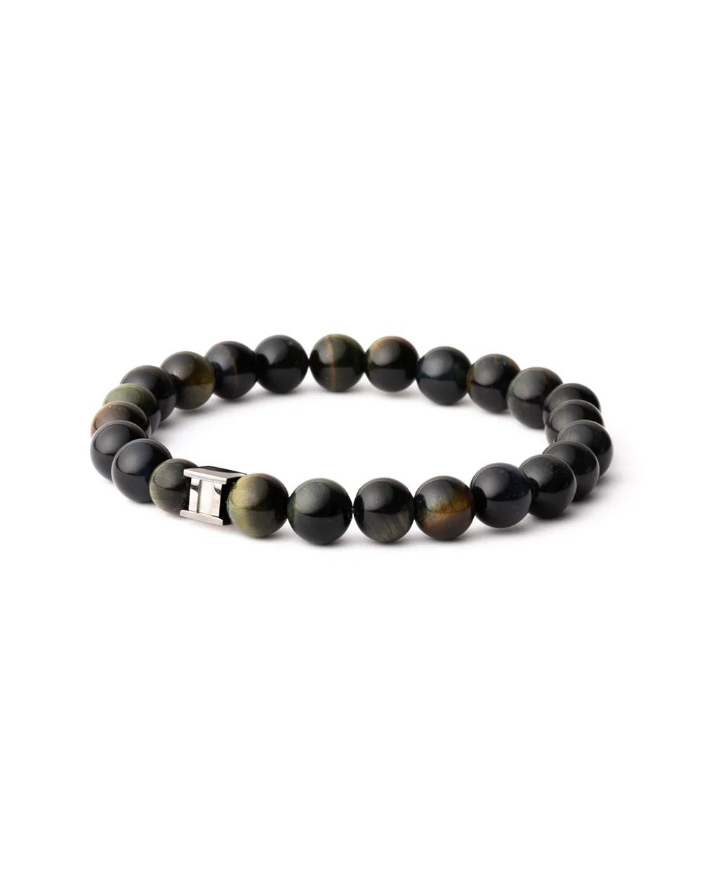 Bracelet with 8mm Tiger Eye stone - Image 4