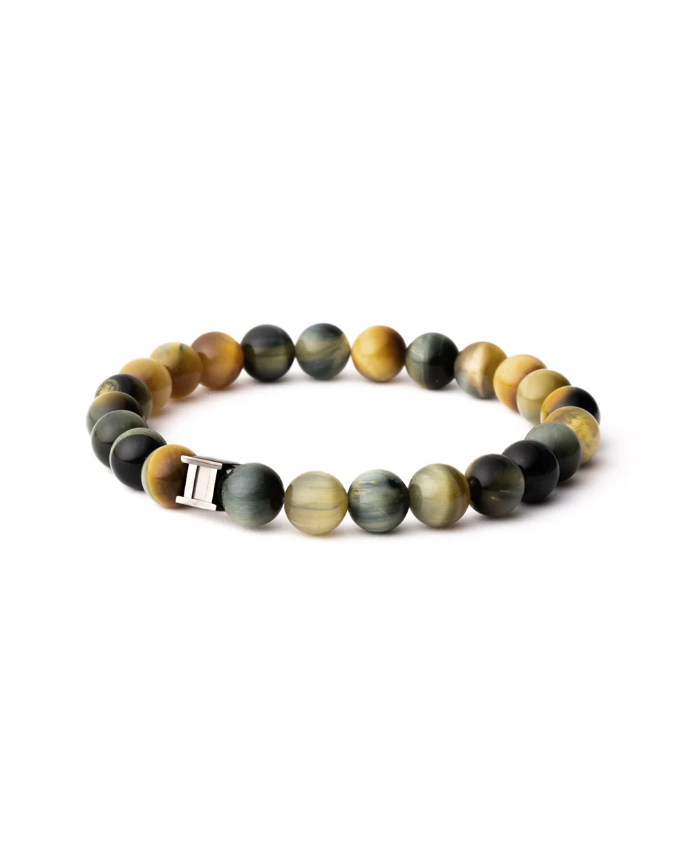 Bracelet with 8mm Tiger Eye stone - Image 4