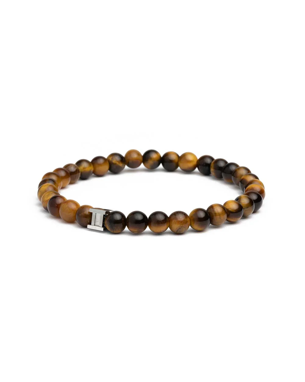 Bracelet with 6mm Tiger Eye stone - Image 4