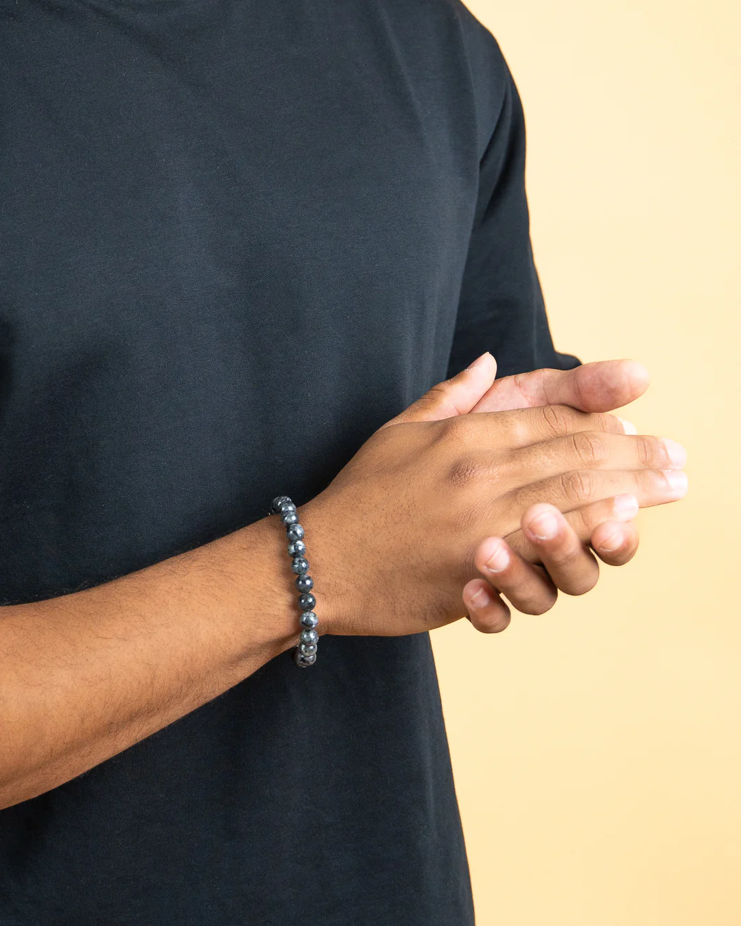 Bracelet with 8mm Larvikite stone - Image 3