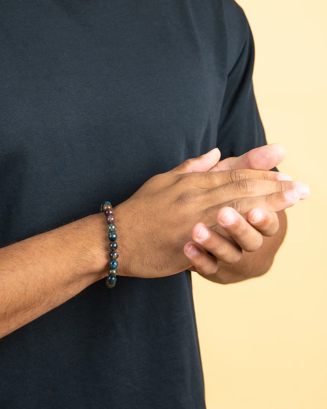 Bracelet with 8mm Pietersite stone - Image 3